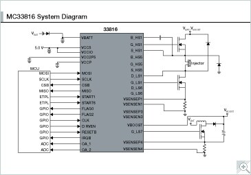 MC33816 System Diagram