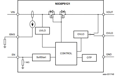 NX30P0121UK Block diagram
