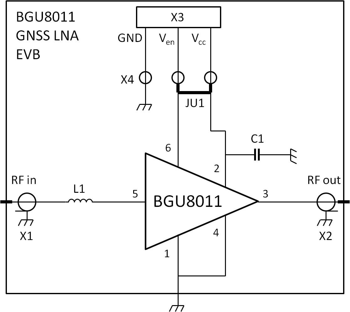 OM7841 : BGU8011 GNSS LNA evaluation board thumbnail