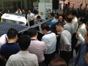NXP Singapore Employees event meet solar car Stell