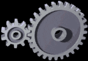 Figure 1: Gears Animation (source: http://commons.wikimedia.org/wiki/File:Gears_animation.gif)