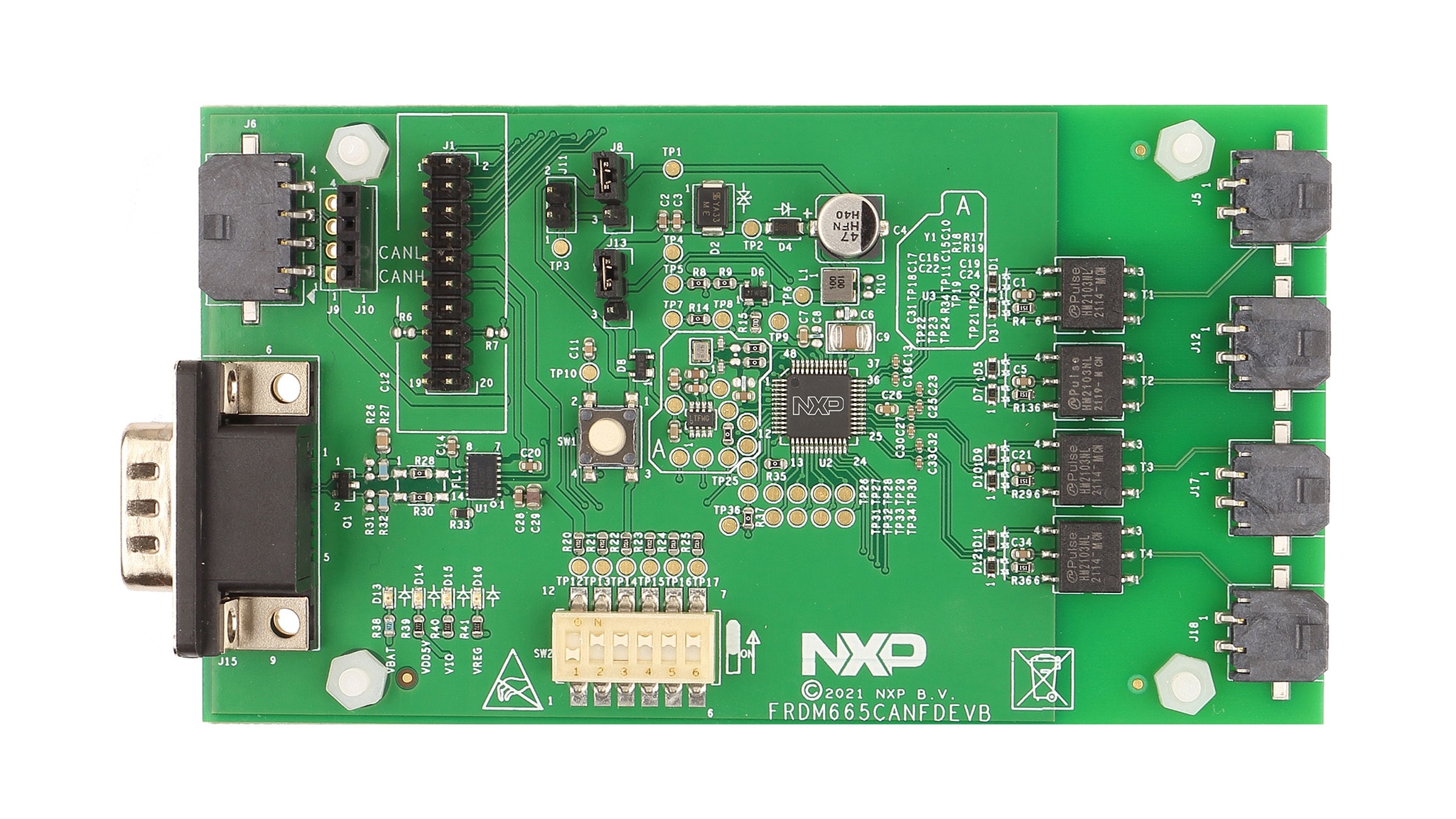 Evaluation Board for MC33665A with CAN FD | NXP Semiconductors