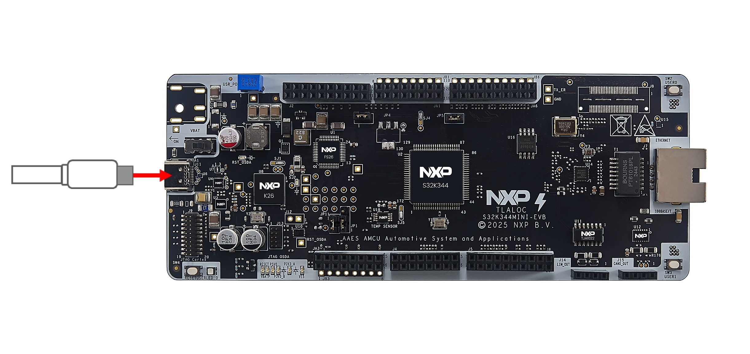 FRDM-A-S32K344 Start Sequence: Step 1