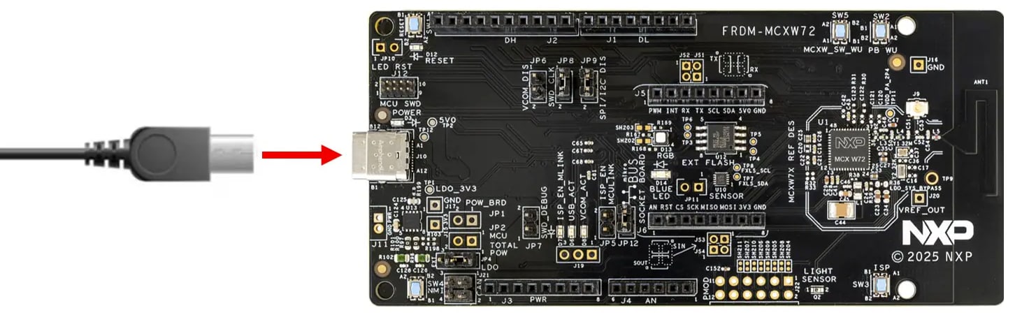 Getting Started with FRDM-MCXW72 Step 1.2