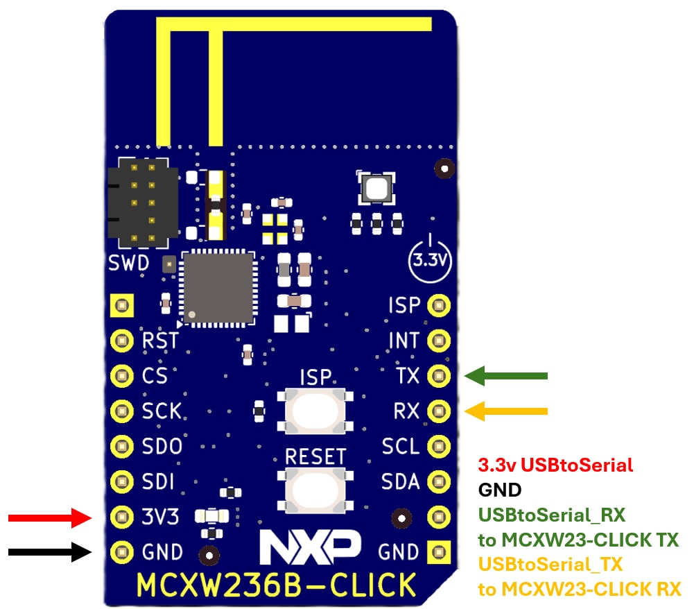 Getting Started with the MCXW236B Click Board Image 3