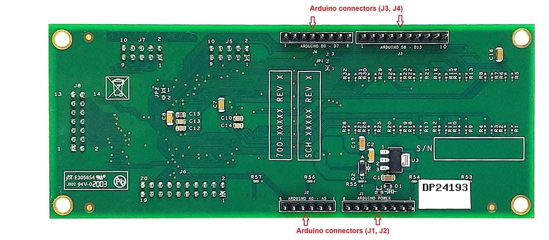 Overview of the PCAL6534EV-ARD board