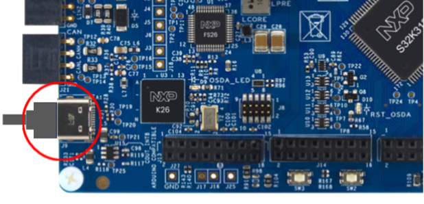 Connect the Debugger Cable