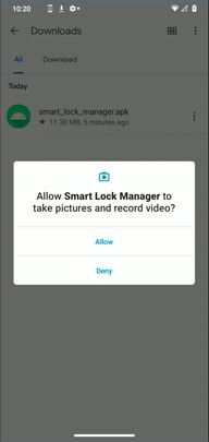 Smart Lock Manager Verify Permissions
