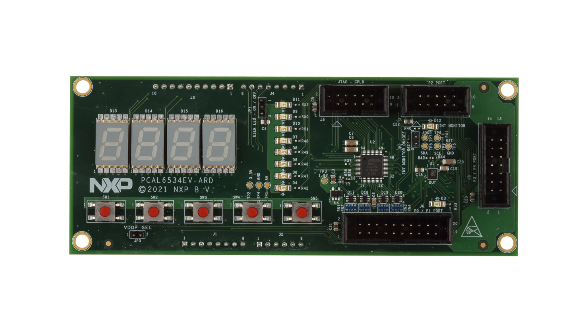 PCAL6534EV 34-Bit GPIO Arduino<sup>&reg;</sup> Shield