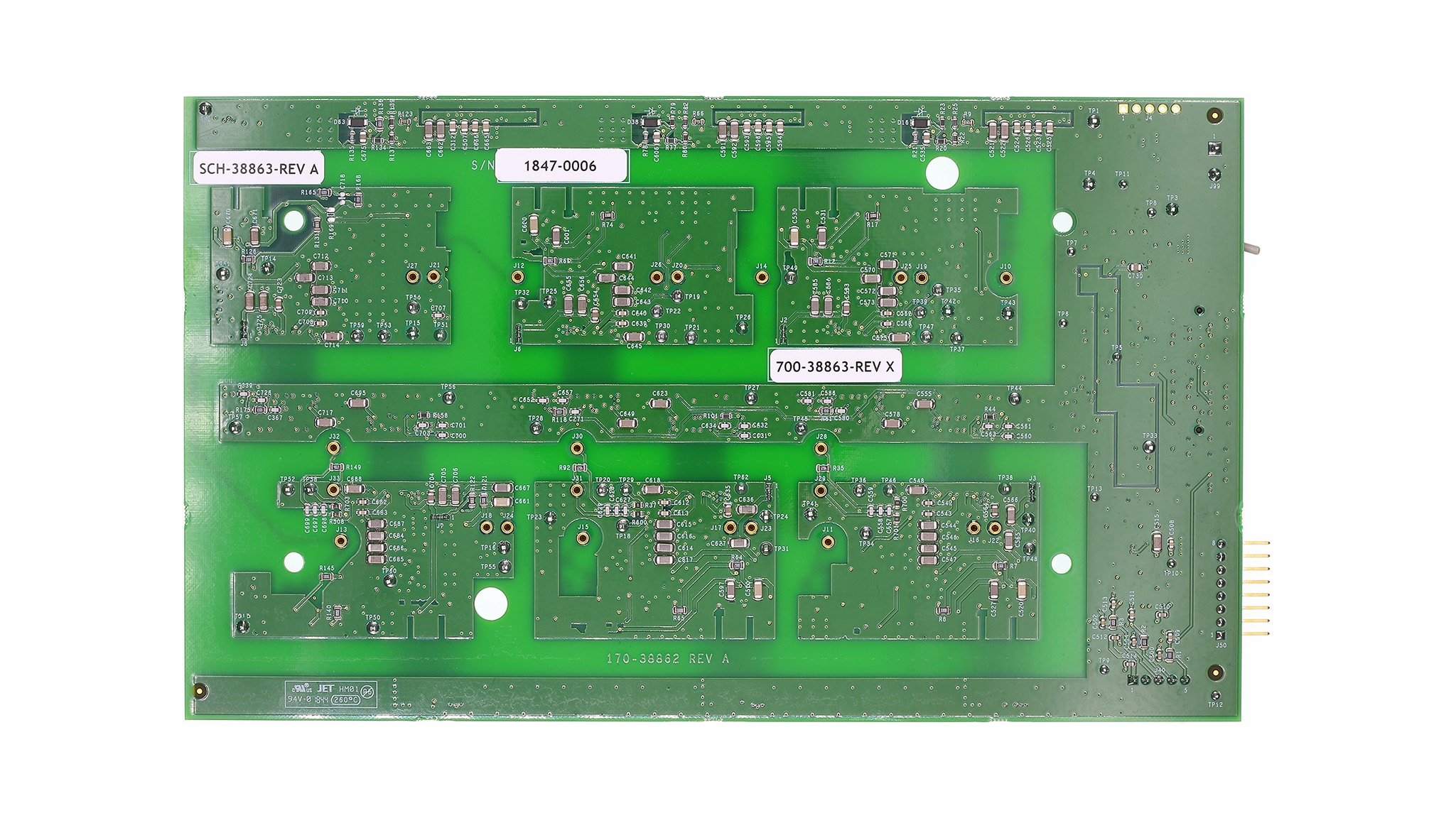 IGBT/SiC Power Gate Drive Reference Design bottom view