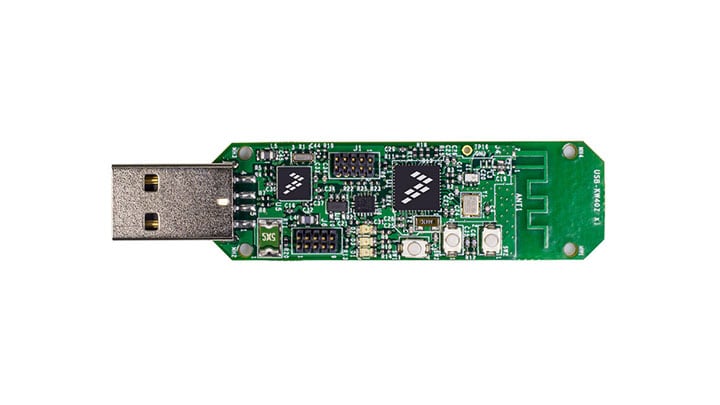USB-KW40Z : Bluetooth Low Energy/IEEE<sup>&#174;</sup> 802.15.4 Packet Sniffer USB Dongle for Kinetis<sup>&#174;</sup> KW40Z/30Z/20Z MCUs thumbnail
