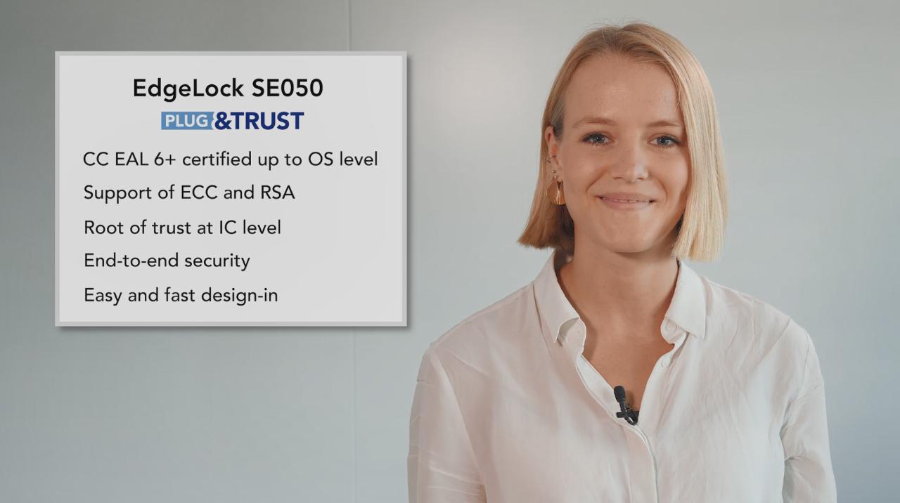 EdgeLock SE050 – Plug and Trust for Secure Sensor Authentication