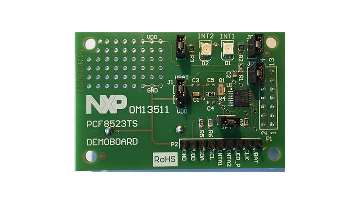 I&#178;C-bus RTC PCF8523 demoboard 