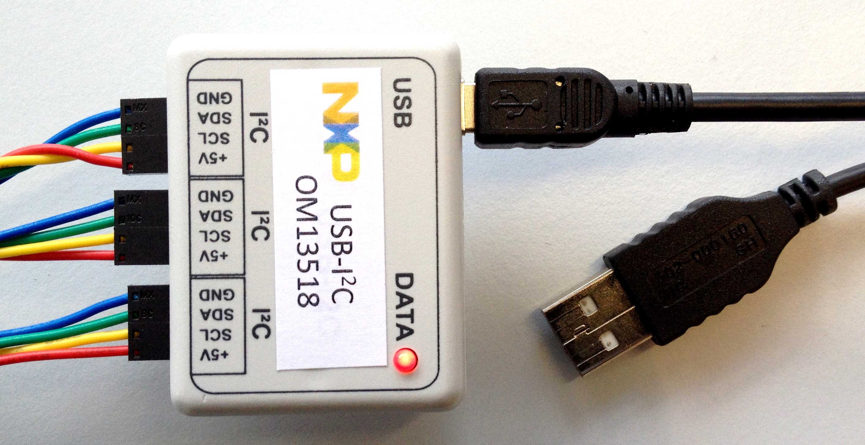 Universal USB-I²C-bus interface dongle OM13518 with a GUI for the RTCs PCF85263 and PCF85363