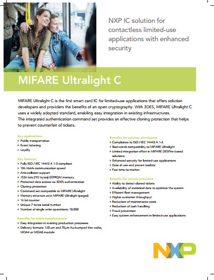 MIFARE Ultralight C 