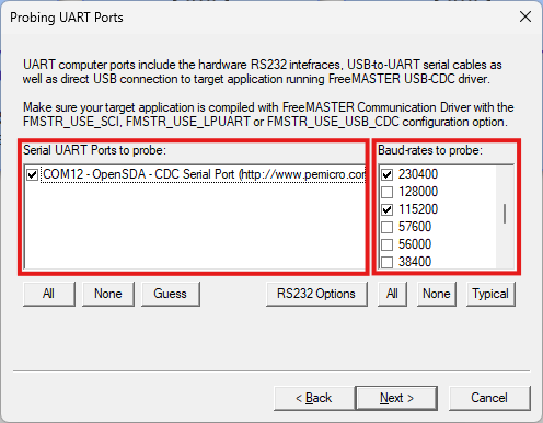 FM Connection Probe