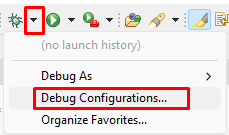 Debug configuration