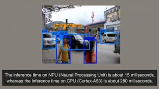 CPU/NPU ML Performance Demo Running on i.MX 8M Plus Applications Processors