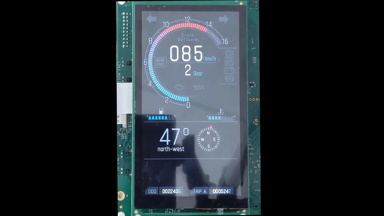 MCU Tech Minutes | Accelerating Powerful Embedded GUI Experiences: e-Car Cluster Demo Image for i.MX RT1170 MCUs thumbnail