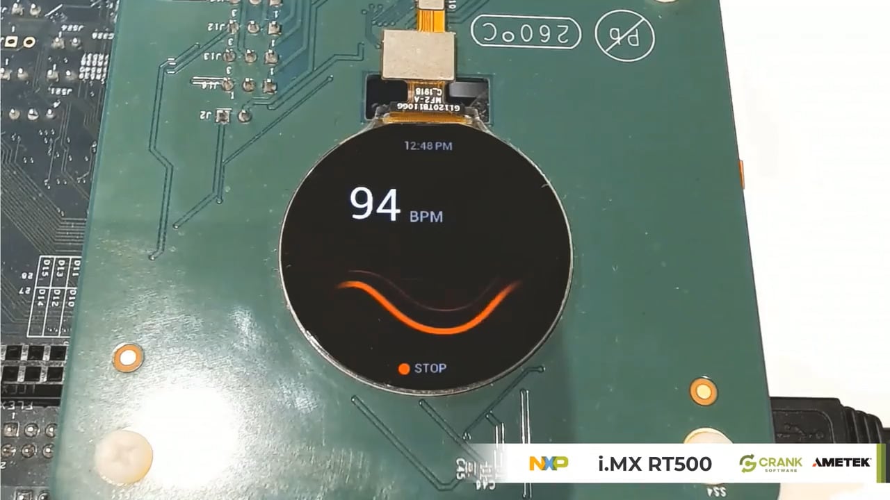 MCU Minutes: Sophisticated Wearable UX with Crank Storyboard 7.0 and NXP's i.MX RT595 MCUs