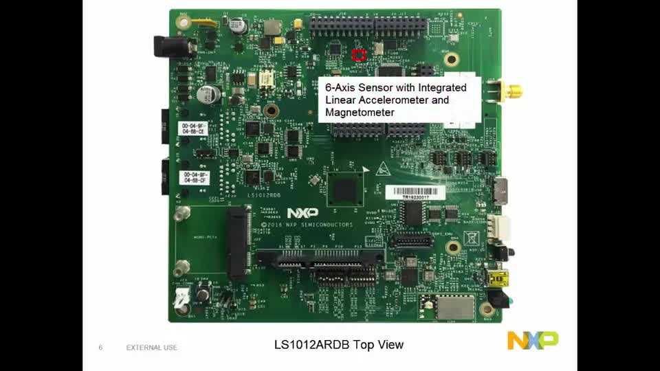 LS1012A Reference Design Board Overview 