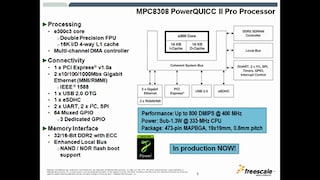 MPC8308 PowerQUICC<sup>®</sup> II Pro Processor - Technical Overview