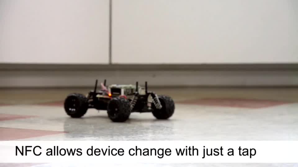 NFC Connected Remote Control Car with PN7120