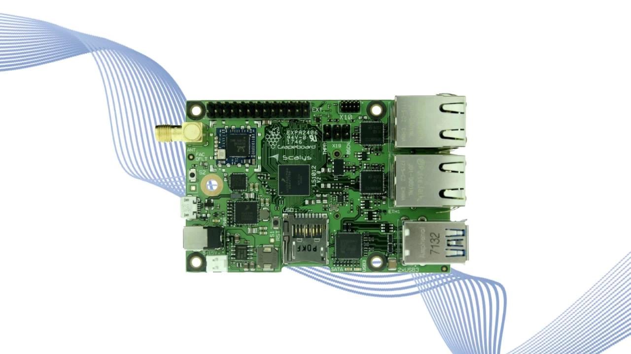 Introducing the Grapeboard from Scalys&#8212; Based on NXP&#8217;s LS1012A Layerscape Processor