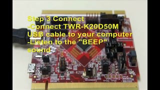 How to Use Out of Box Programs on TWR-K20D50M