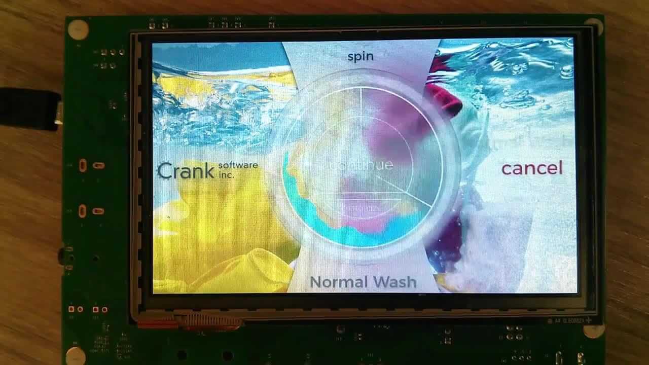 Storyboard Suite Washing Machine Demo for the NXP i.MX RT1060